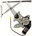 Front, Driver and Passenger Side Power Window Regulator, With Motor