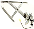 Front, Driver and Passenger Side Power Window Regulator, With Motor