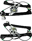 2003 Saab 9-3 - Front, Driver and Passenger Side Power Window Regulator, Without Motor, For Models With Finger Protection