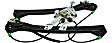 2003 Saab 9-3 - Front, Driver and Passenger Side Power Window Regulator, Without Motor, For Models With Finger Protection