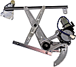 2003-2008 Subaru Forester - Front, Driver and Passenger Side Power Window Regulator, With Motor