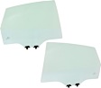 Rear, Driver and Passenger Side Door Glasses, Green Tint, Replaces NAGS No. FD23605 GTYN, FD23606 GTYN