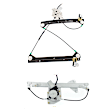 Power Window Regulator, With Motor