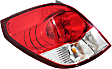 Driver and Passenger Side Halogen Tail Light, With bulb(s), OE Replacement