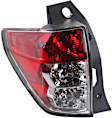 Driver and Passenger Side Halogen Tail Light, Without bulb(s), OE Replacement, CAPA Certified