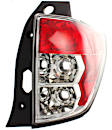 Driver and Passenger Side Halogen Tail Light, Without bulb(s), OE Replacement, CAPA Certified