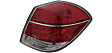Driver and Passenger Side Halogen Tail Light, With bulb(s), OE Replacement