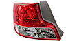 Driver and Passenger Side Halogen Tail Light, Without bulb(s), OE Replacement