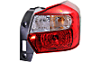 Driver and Passenger Side Tail Light, with Bulb, Halogen, Clear and Red Lens, Wagon