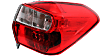 Driver and Passenger Side Tail Light, with Bulb, Halogen, Clear and Red Lens, Wagon