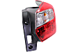 Driver and Passenger Side Tail Light, with Bulb, Halogen, Clear and Red Lens, Wagon