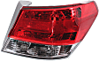Driver and Passenger Side, Outer Tail Lights, without Bulb, Halogen, Mounts on Quarter Panel, CAPA Certified