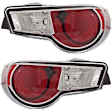 Driver and Passenger Side Tail Lights, Without bulb(s), Halogen, CAPA CERTIFIED