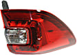 Driver and Passenger Side, Outer Tail Lights, with Bulbs, Halogen, Mounts on Body