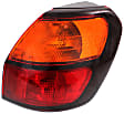 Driver and Passenger Side, Outer Halogen Tail Light, With bulb(s), OE Replacement