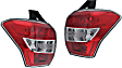 Driver and Passenger Side Halogen Tail Light, Without bulb(s), OE Replacement