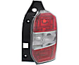 Driver and Passenger Side Halogen Tail Light, Without bulb(s), OE Replacement