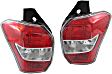 Driver and Passenger Side Halogen Tail Light, Without bulb(s), OE Replacement, CAPA Certified