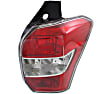 Driver and Passenger Side Halogen Tail Light, Without bulb(s), OE Replacement, CAPA Certified