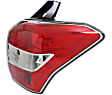 Driver and Passenger Side Halogen Tail Light, Without bulb(s), OE Replacement, CAPA Certified