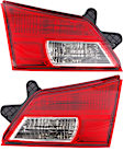 Driver and Passenger Side, Inner Tail Lights, with Bulbs, LED, Mounts on Liftgate