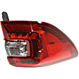 Driver Side, Inner And Outer Halogen Tail Light, With bulb(s), OE Replacement