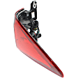 Driver Side, Inner And Outer Halogen Tail Light, With bulb(s), OE Replacement