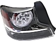 Driver and Passenger Side Halogen Tail Light, Without bulb(s), OE Replacement