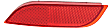 Rear, Driver and Passenger Side Bumper Reflectors