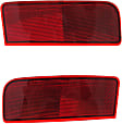 Rear, Driver and Passenger Side Bumper Reflector