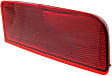 Rear, Driver and Passenger Side Bumper Reflector