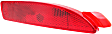 Rear, Driver and Passenger Side Bumper Reflector