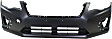 Front and Rear Primed Bumper Cover, Sedan/Hatchback, Except WRX Model