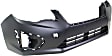 Front and Rear Primed Bumper Cover, Sedan/Hatchback, Except WRX Model