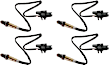 Before Catalytic Converter Oxygen Sensor, Set of 4, 5-wire