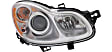 2009 Smart Fortwo - Driver and Passenger Side Halogen Headlight, With bulb(s), OE Replacement