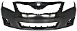 Front and Rear Primed Bumper Covers, USA Built Vehicle, For Models With Single Exhaust Hole, Base/LE/SE/XLE Models