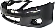 Front and Rear Primed Bumper Covers, USA Built Vehicle, For Models With Single Exhaust Hole, Base/LE/SE/XLE Models
