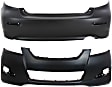 Front and Rear Primed Bumper Cover CAPA Certified