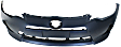 Front and Rear Primed Bumper Cover