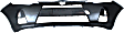 Front and Rear Primed Bumper Cover