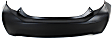 Front and Rear Primed Bumper Cover