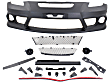 2003 Toyota Celica - Front and Rear Primed Bumper Cover, For Models with Action Package