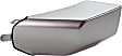 Front, Driver and Passenger Side Bumper End, Painted Silver Plastic