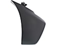 Front, Driver and Passenger Side Bumper End, Textured Plastic