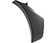Front, Driver and Passenger Side Bumper End, Textured Plastic