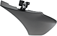Front, Driver and Passenger Side Bumper End, Textured Plastic