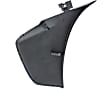 Front, Driver and Passenger Side Bumper End, Textured Plastic