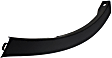 Front, Driver and Passenger Side Bumper End, Textured Plastic