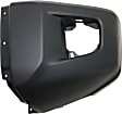 2020 Toyota Tundra - Front, Driver and Passenger Side Bumper End, 4-Door, Crew Cab Pickup (CrewMax), For Models Without Park Assist System, Textured, Plastic